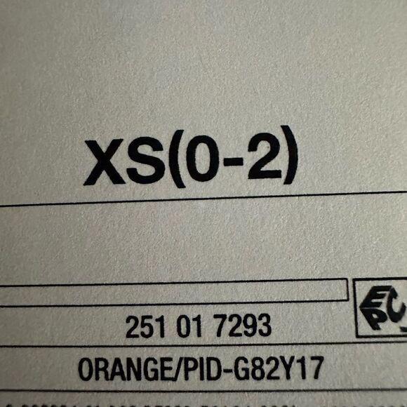 FeNoel Metallic SideRuched HighLeg Cheeky OnePiece Swimsuit Orange NWT Size XS - Picture 5 of 8